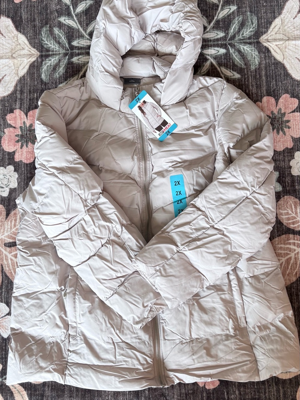 32 Degrees Women's Puffer Jacket in Light Taupe